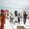 Kubrick sul set del film